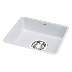 GD540 화이트 (가로540mm, ENAMELED 540 언더 씽크볼, 배수구 포함)