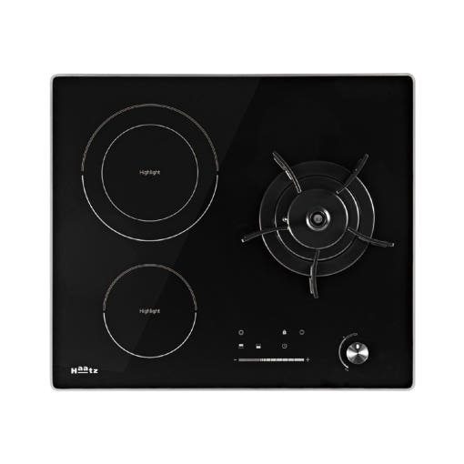 하츠 하이라이트 가스 하이브리드 3구 GEC-3601GARH (빌트인용 후드연동쿡탑)