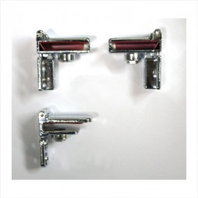 유리 경첩 (무보링 인도어용)