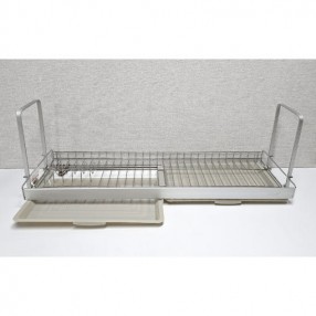 알루미늄 하이클리어 접이식선반 (795mm, 물받침)