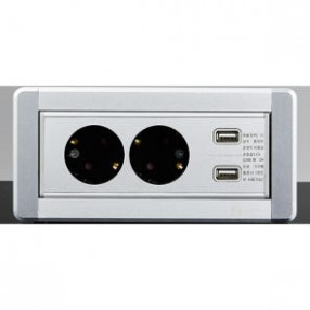 수동 회전 콘센트 (USB) (BID-202M)